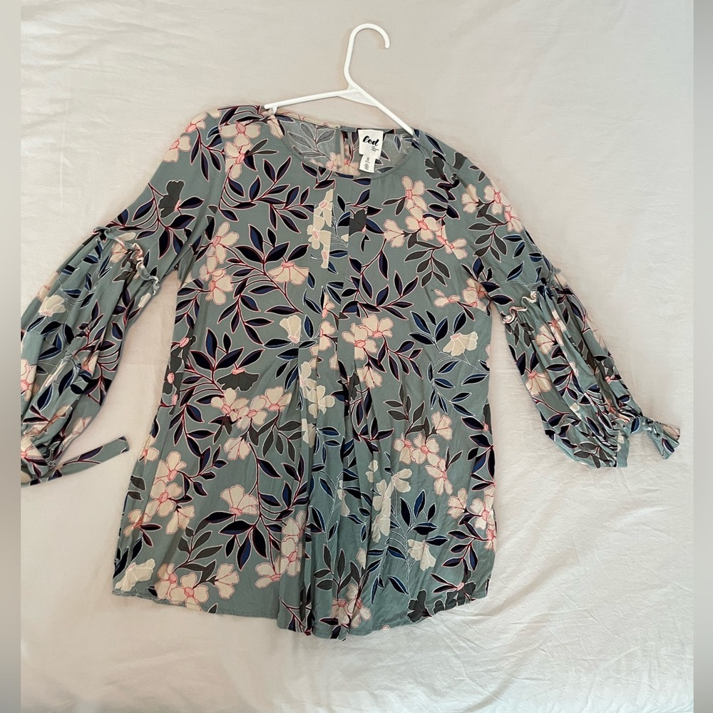 LED maternity tie sleeve shirt
